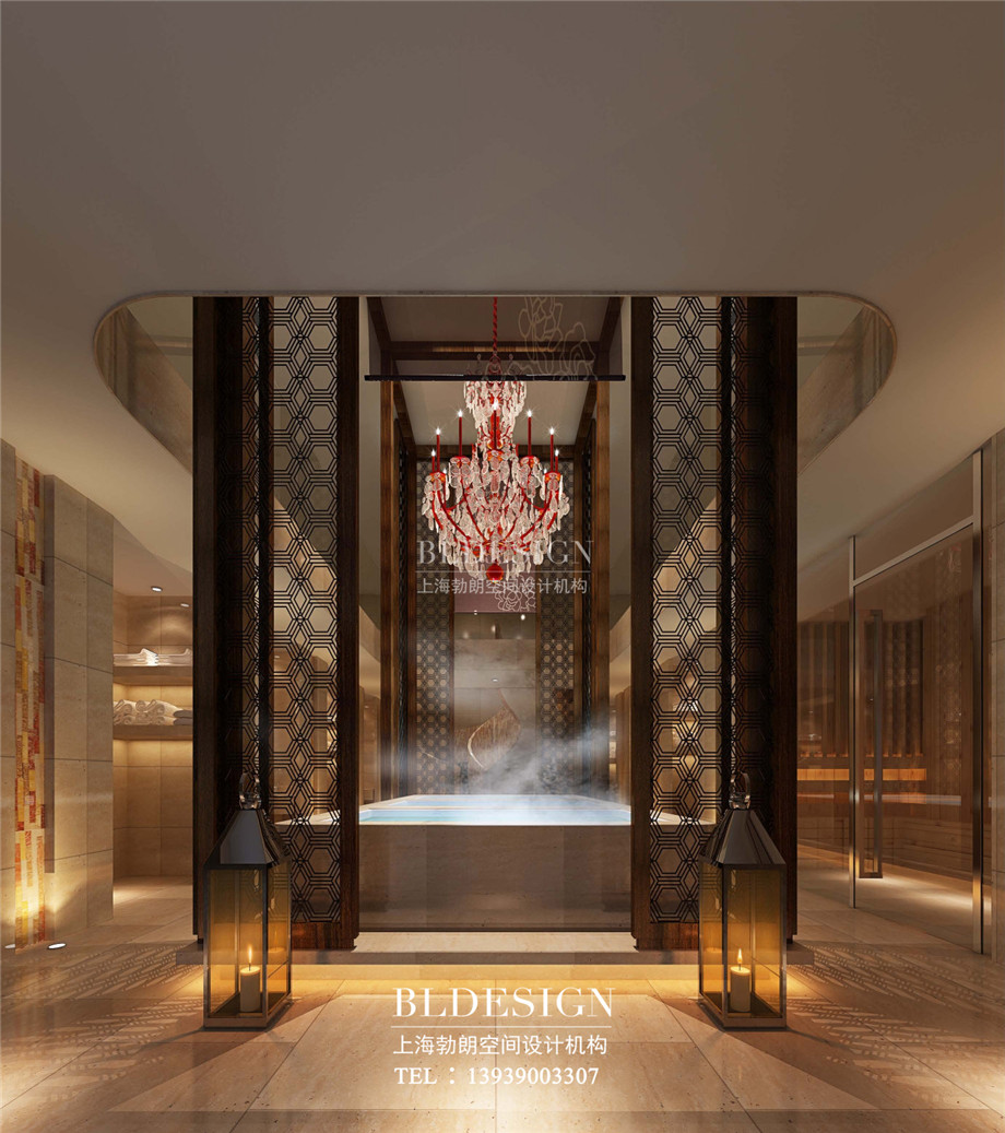 女浴區(qū)設(shè)計(jì)-信陽沁園春公館洗浴酒店設(shè)計(jì)案例