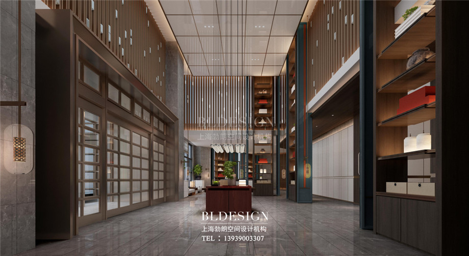 新鄉(xiāng)五星級(jí)酒店設(shè)計(jì)-桃李春風(fēng)大酒店大廳設(shè)計(jì)方案