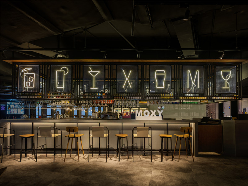 上海最新MOXY個性工業(yè)風潮牌酒店設計賞析